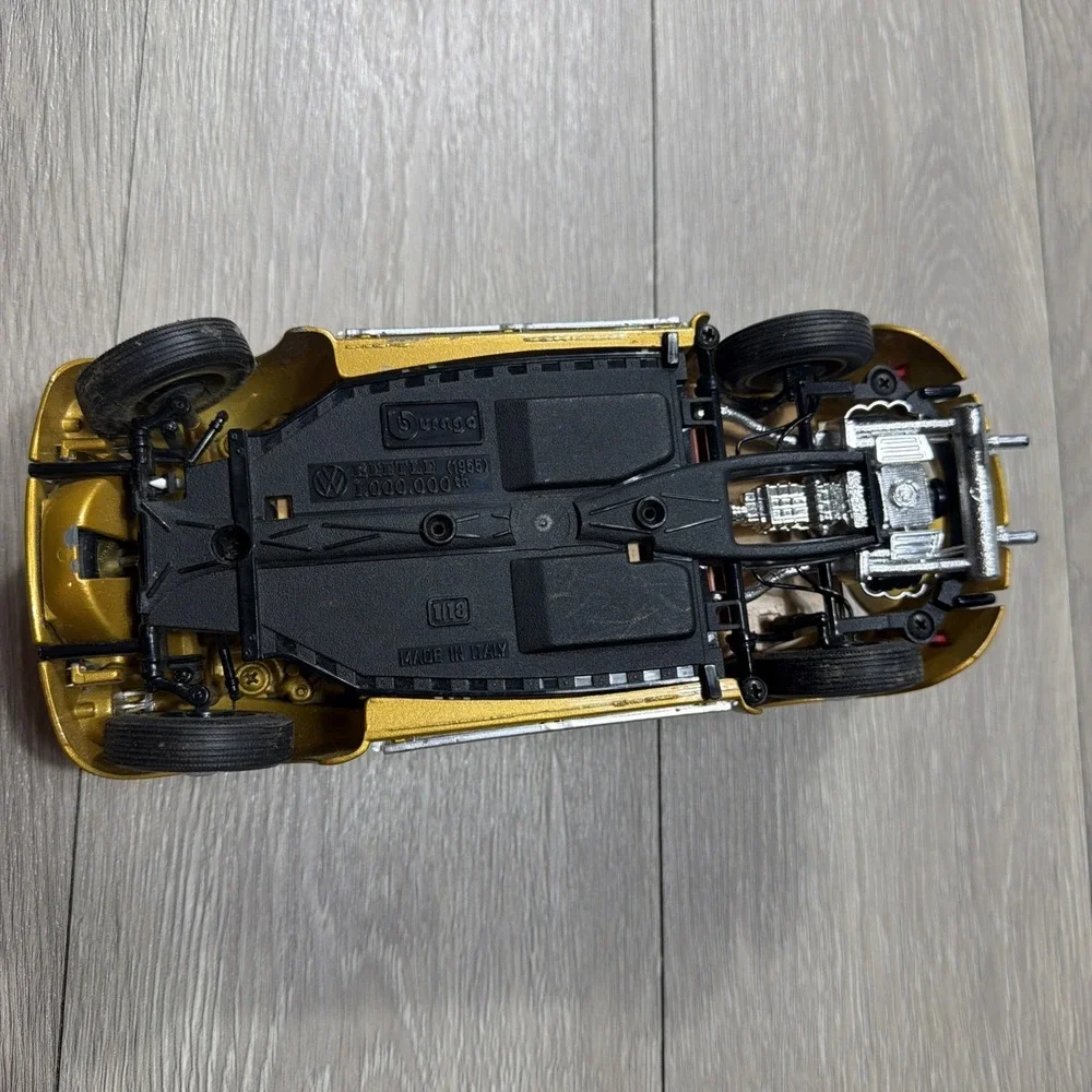Rare!! 1955 VW Bug Diecast Car Model‎ Special Edition Made In Italy BURAGO